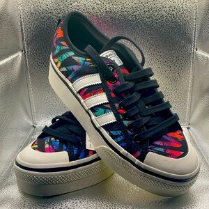 NWT Adidas Nizza Platform ‘Music Festival’ Women’s Shoes Size 8 US